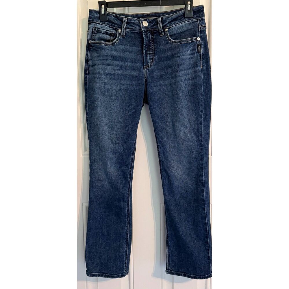Silver Jeans Women's Mid Rise Suki Straight Crop size 30